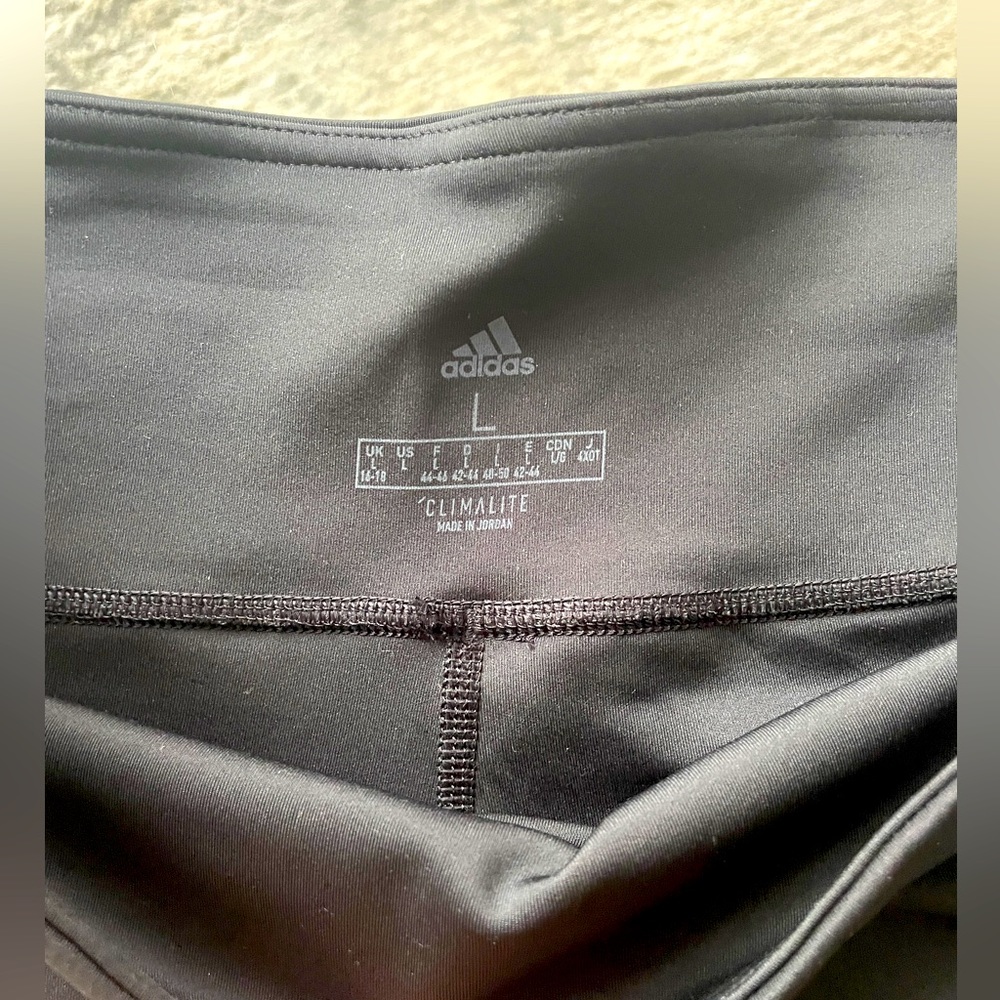 ADIDAS Women’s Athletic Shorts - Size L - Black - Picture 7 of 8